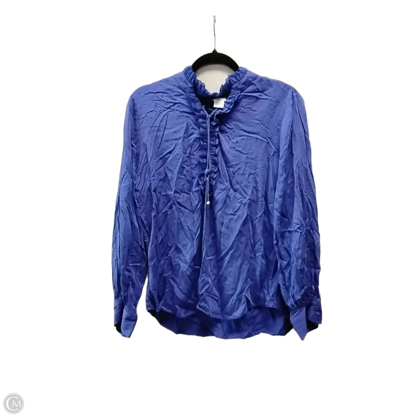 Top Long Sleeve By Chicos In Blue, Size: S
