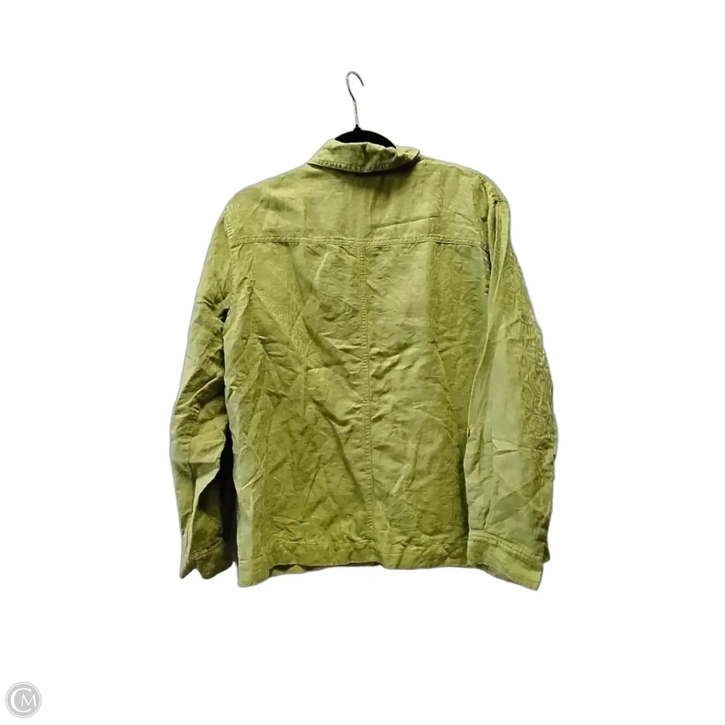 Top Long Sleeve By Chicos In Green, Size: S