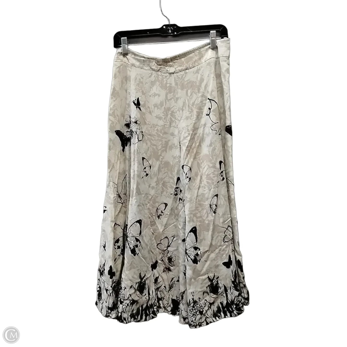 Skirt Midi By Soft Surroundings In Black & Cream, Size: S