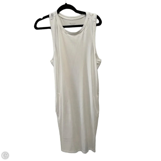 Athletic Dress By Athleta In White, Size: M
