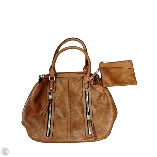 Handbag Leather By Cme, Size: Large