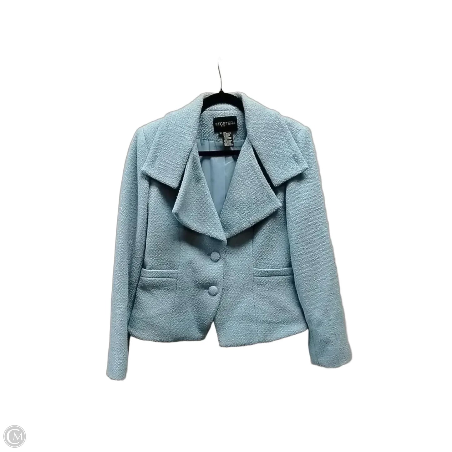 Jacket Other By Etcetra In Blue, Size: 10