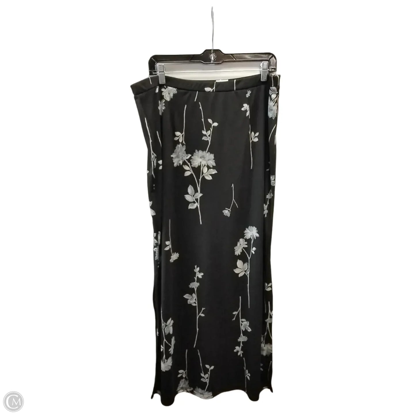 Skirt Maxi By Amanda Smith In Floral Print, Size: Xl