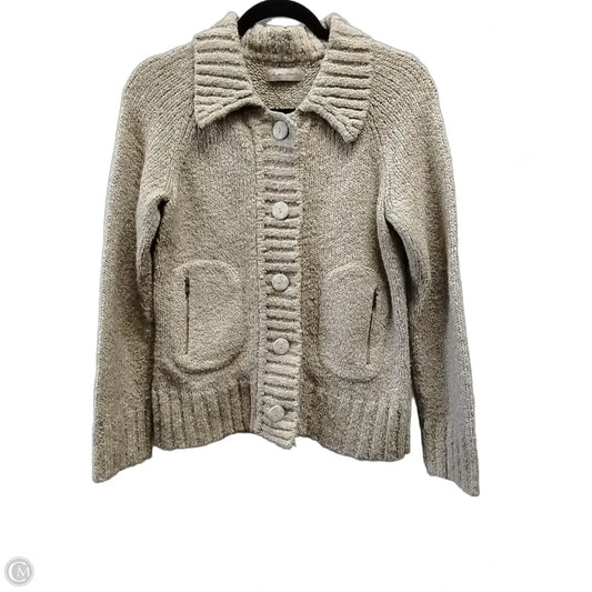 Sweater Cardigan By Cme In Beige, Size: M