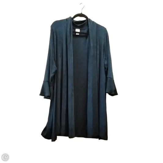 Cardigan By Chicos In Blue, Size: Xxl