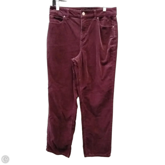 Pants Corduroy By Talbots In Purple, Size: 10p