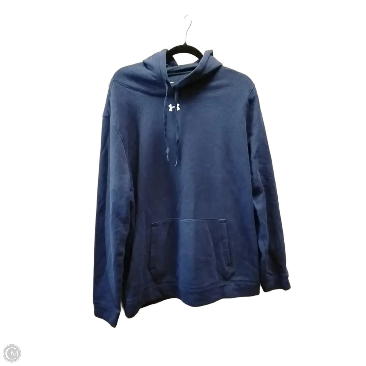 Sweatshirt Hoodie By Under Armour In Blue, Size: Xxl