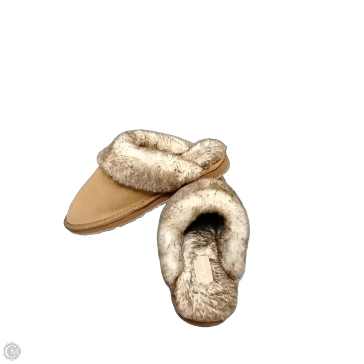 Slippers By Clarks In Tan, Size: 7