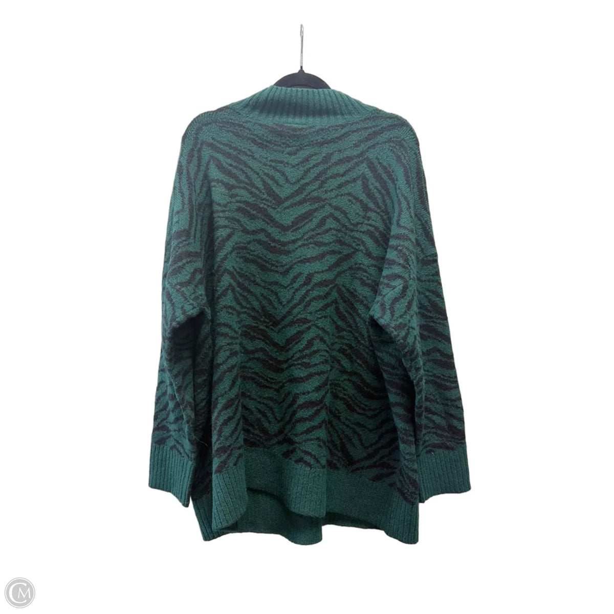 Sweater By Torrid In Black & Green, Size: 2x