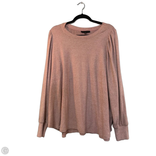 Sweater By Jane And Delancey In Pink, Size: 2x
