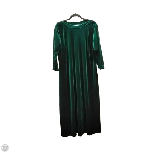 Dress Casual Maxi By Coldwater Creek In Green, Size: 1x