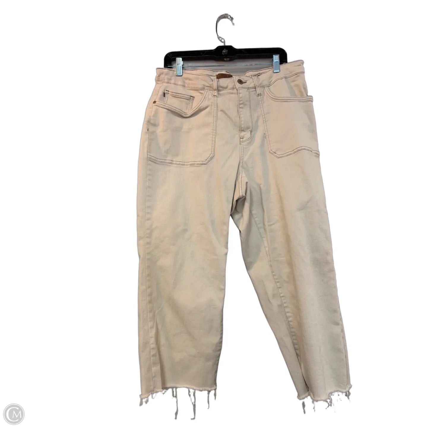 Capris By Judy Blue In Beige, Size: 18w