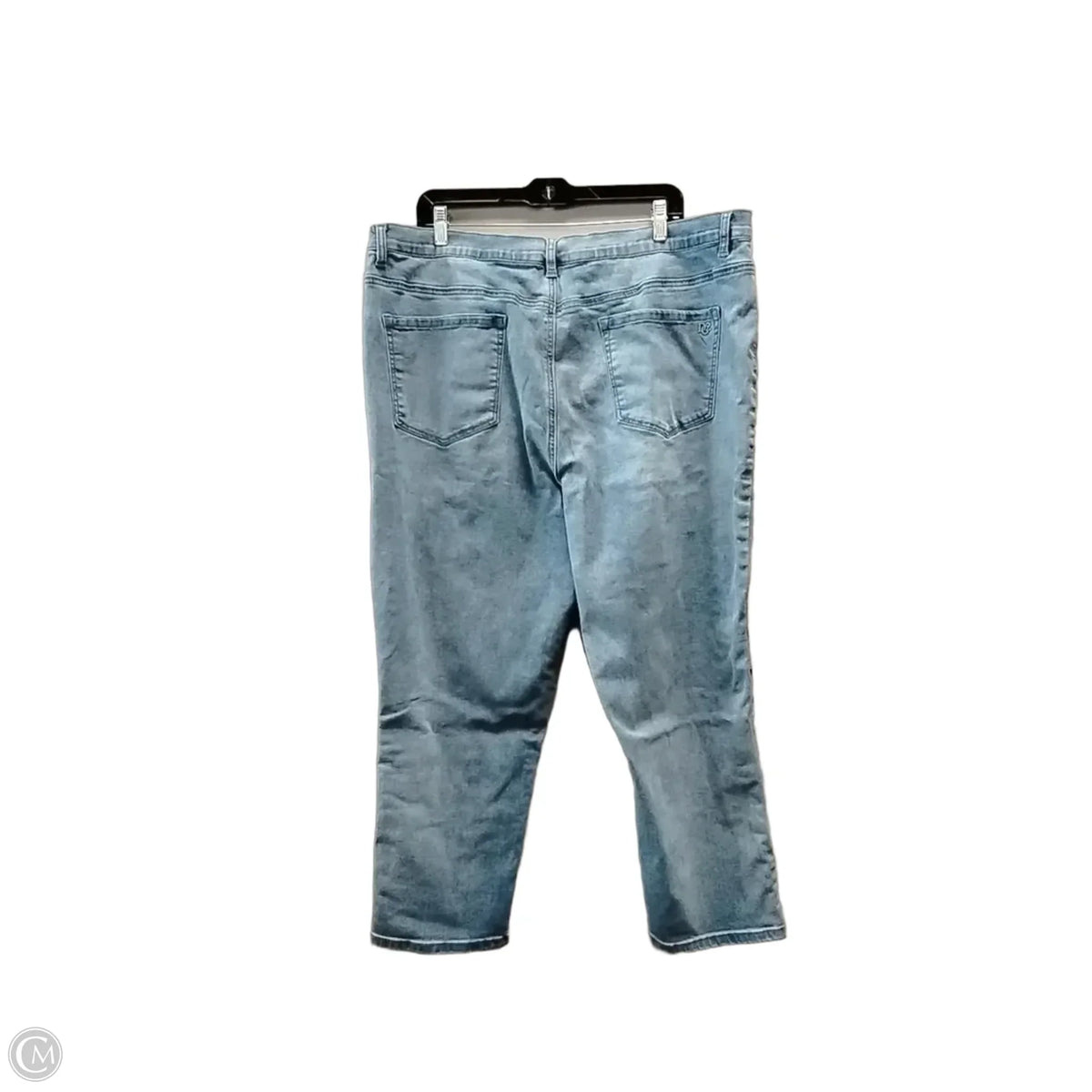 Jeans Straight By Dg2 In Blue Denim, Size: 2x