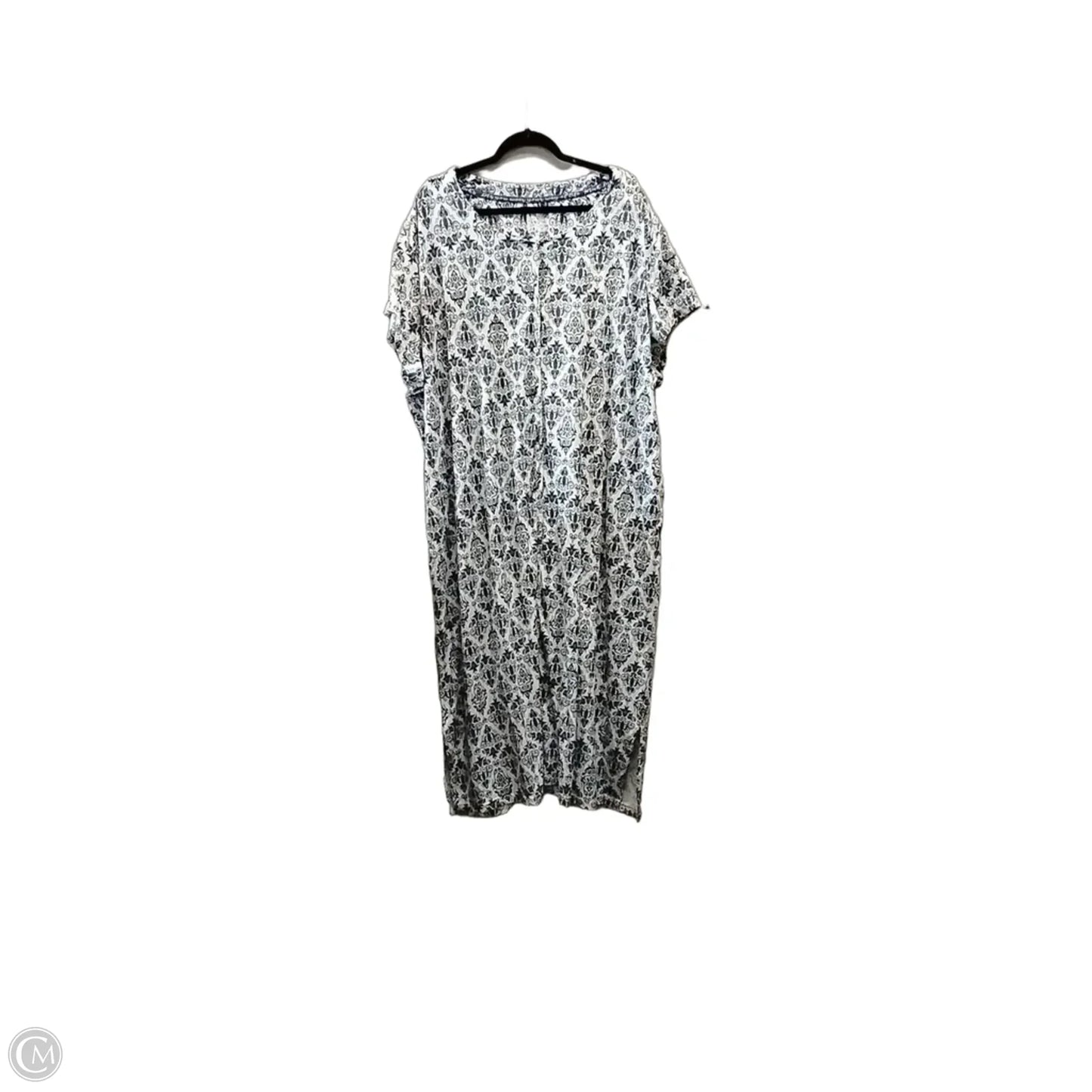 Dress Casual Maxi By Muk Luks In Floral Print, Size: 4x