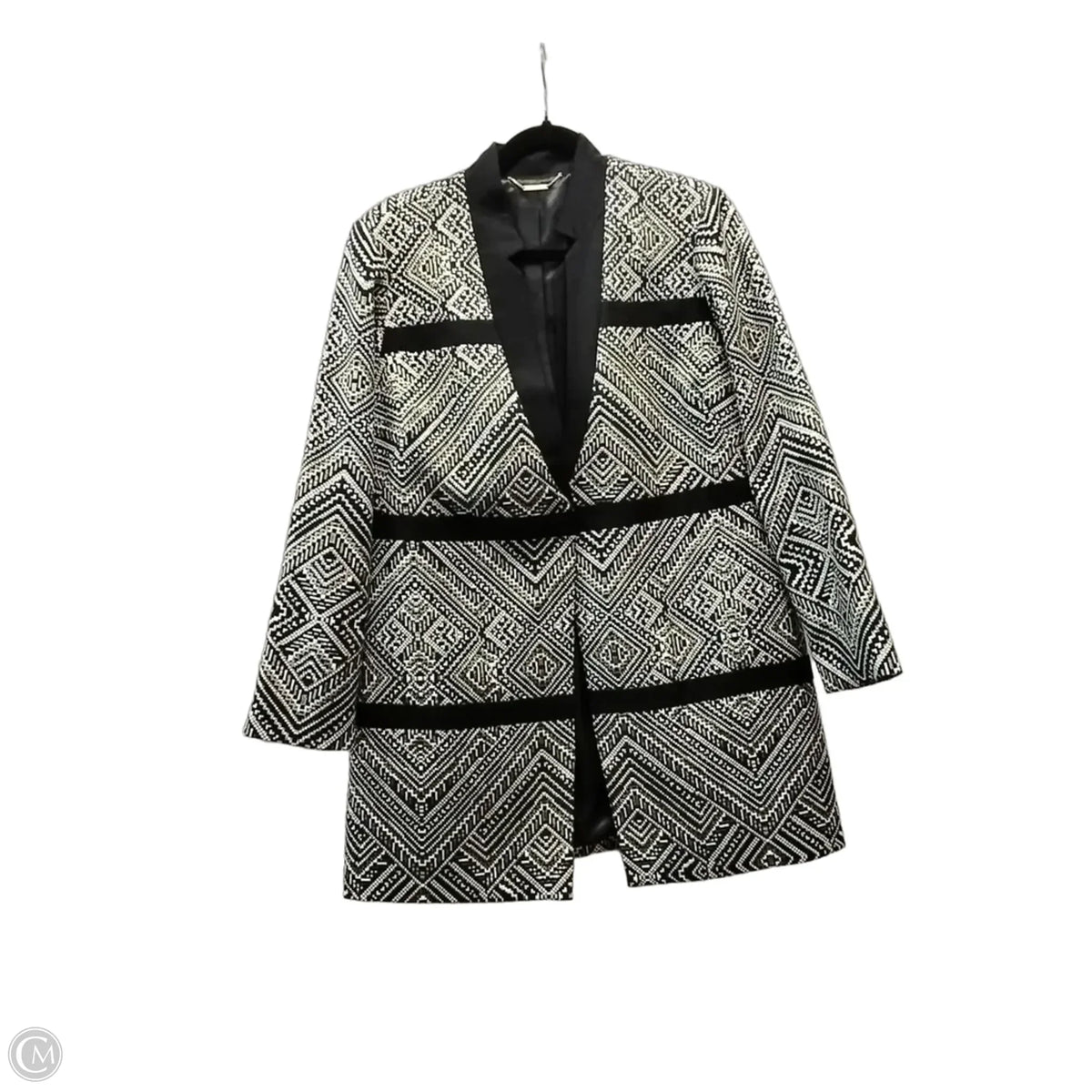 Blazer By Chicos In Geometric Pattern, Size: Xs