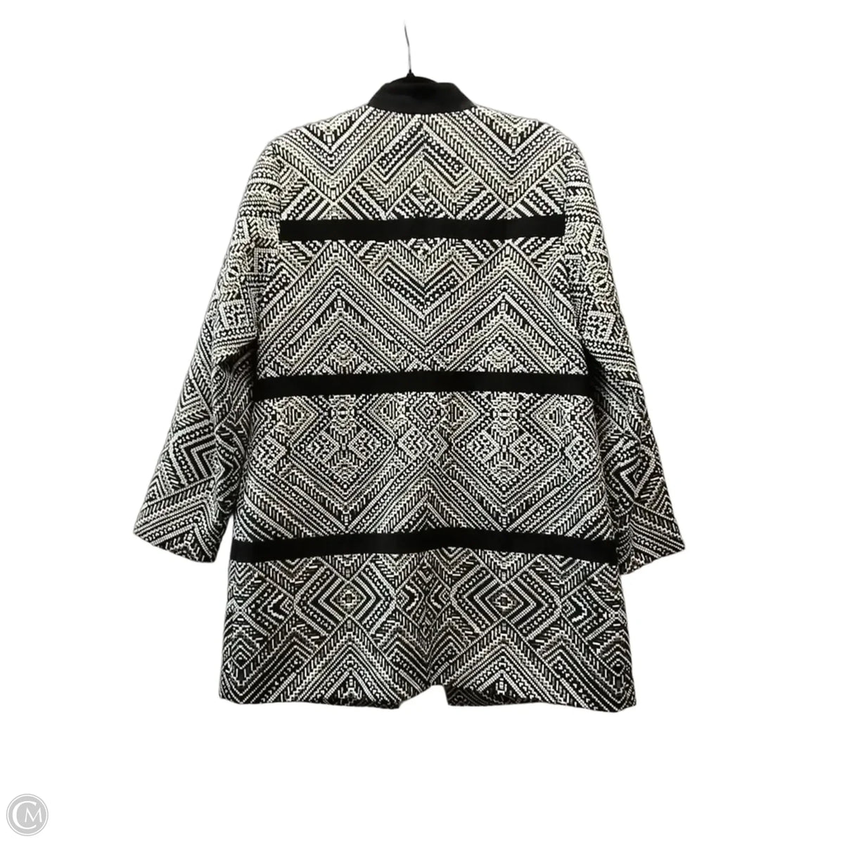 Blazer By Chicos In Geometric Pattern, Size: Xs