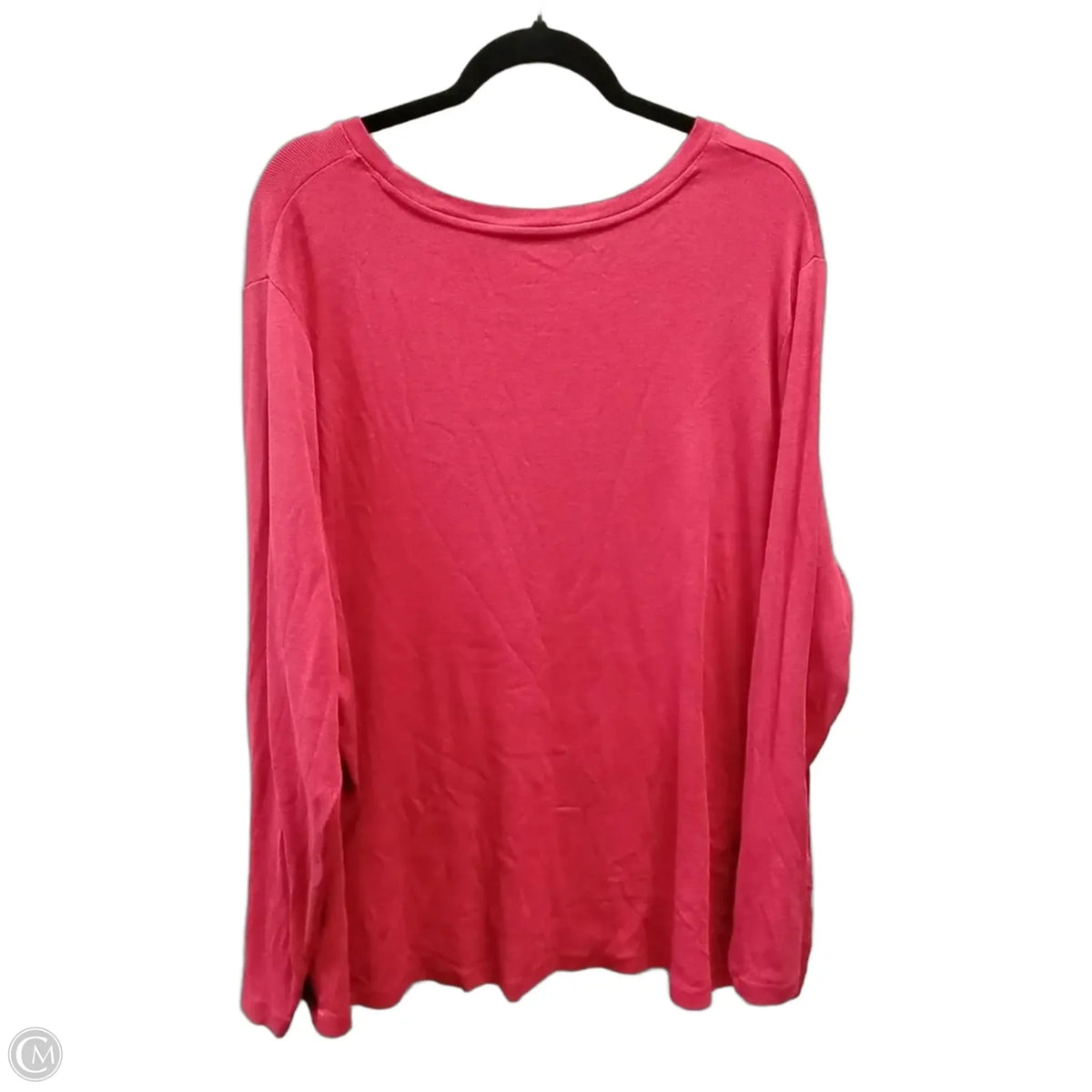Top Long Sleeve Basic By A New Day In Red, Size: 4x