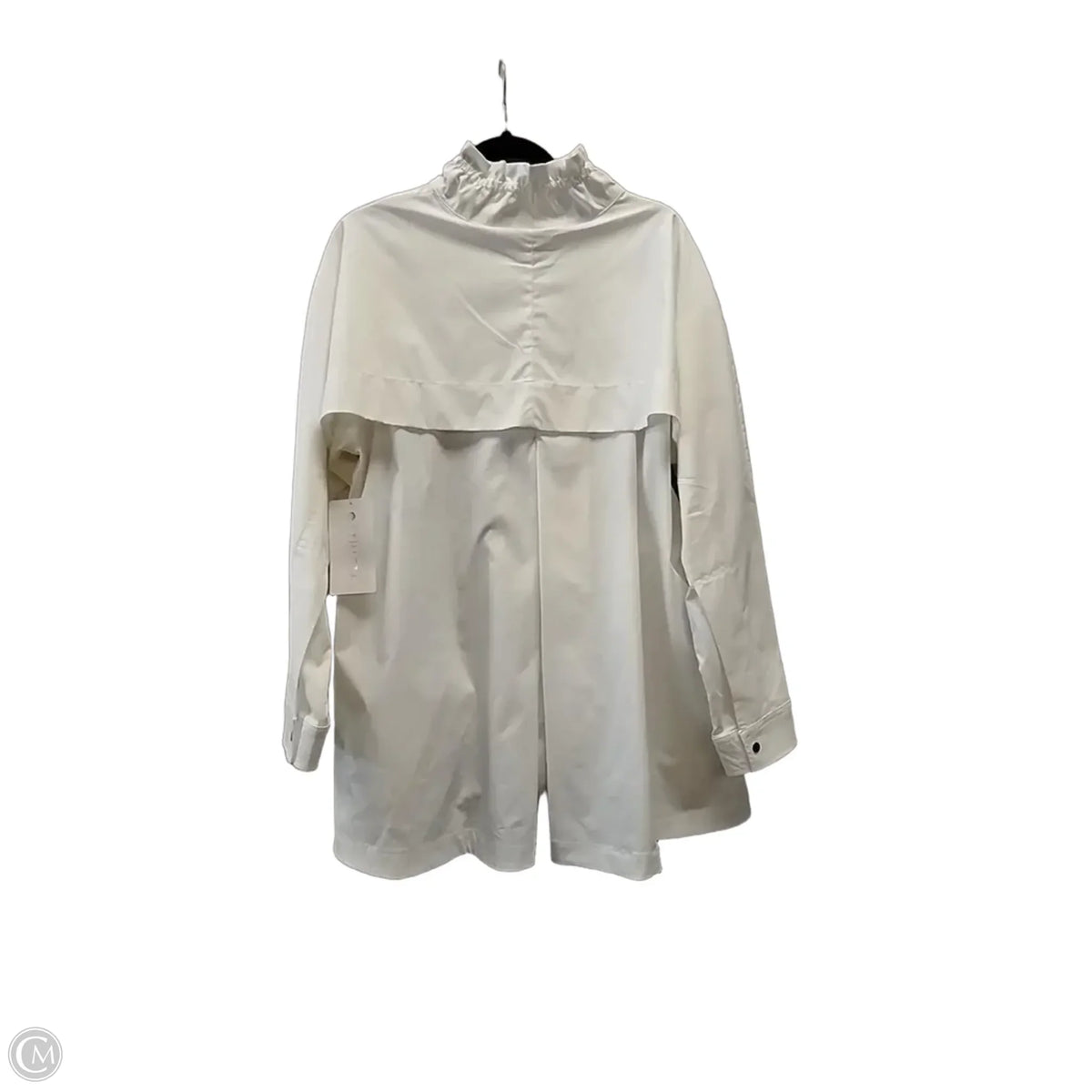 Jacket Windbreaker By Athleta In White, Size: L