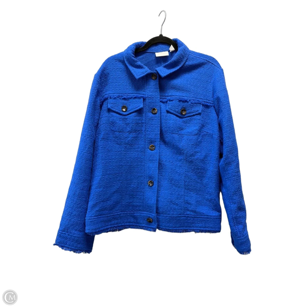 Jacket Other By Chicos In Blue, Size: Xl