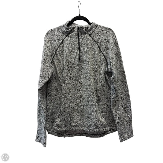 Athletic Sweatshirt Hoodie By Avia In Black & White, Size: Xl