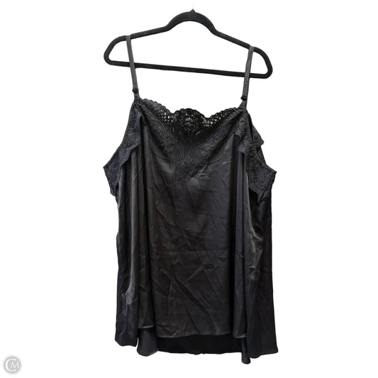 Top Sleeveless By Torrid In Black, Size: 4x