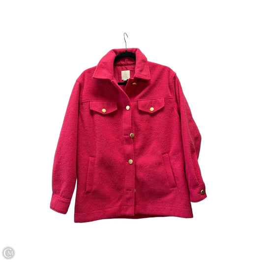 Jacket Shirt By Joie In Pink, Size: Xs