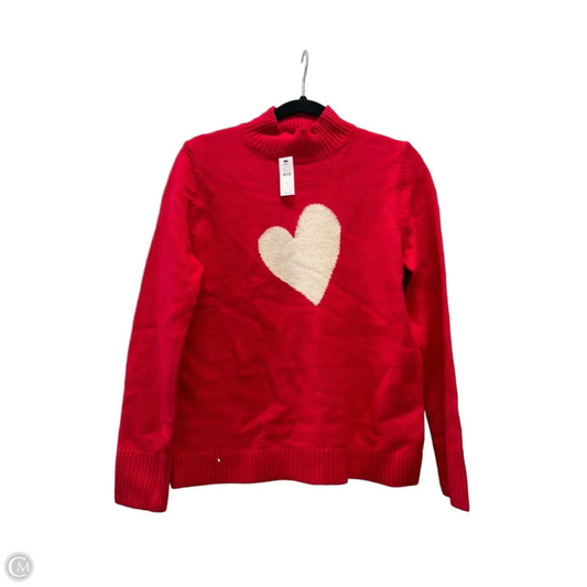 Sweater By Talbots In Red, Size: M