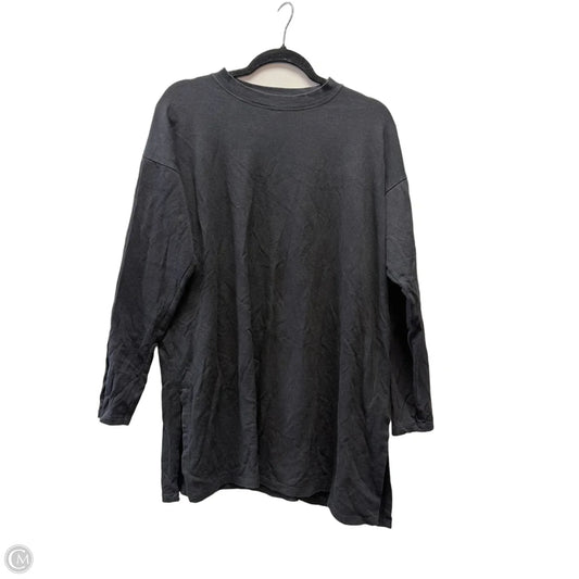 Top Long Sleeve Basic By Eileen Fisher In Black, Size: M