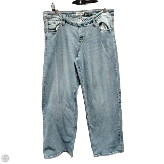Jeans Boot Cut By American Eagle In Blue Denim, Size: 8