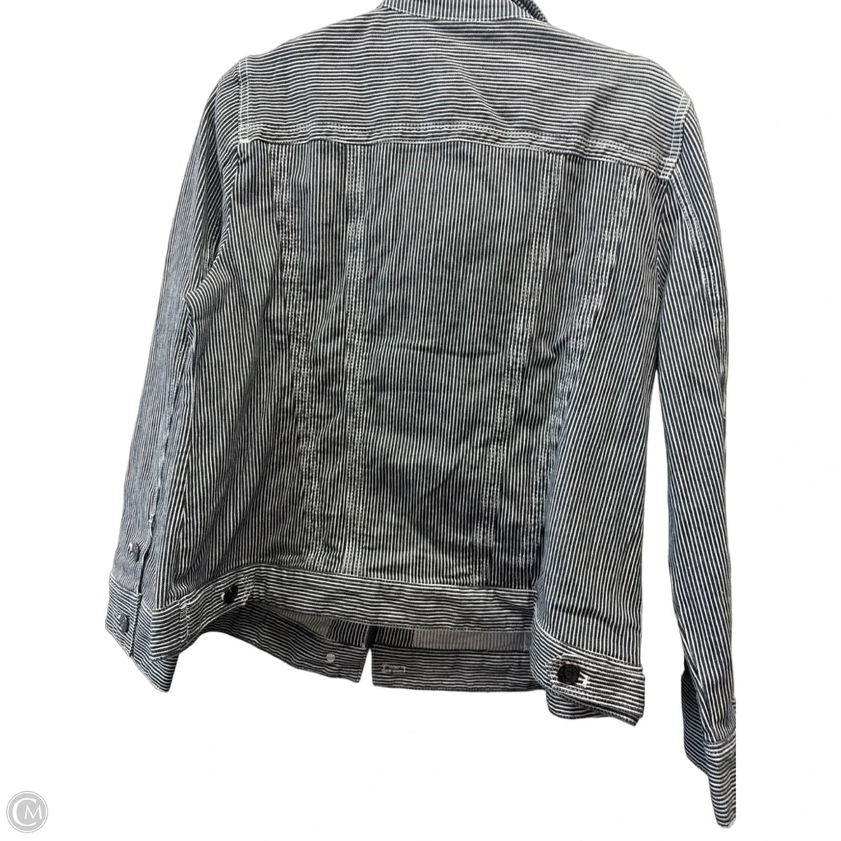 Jacket Other By Chicos In Striped Pattern, Size: 12