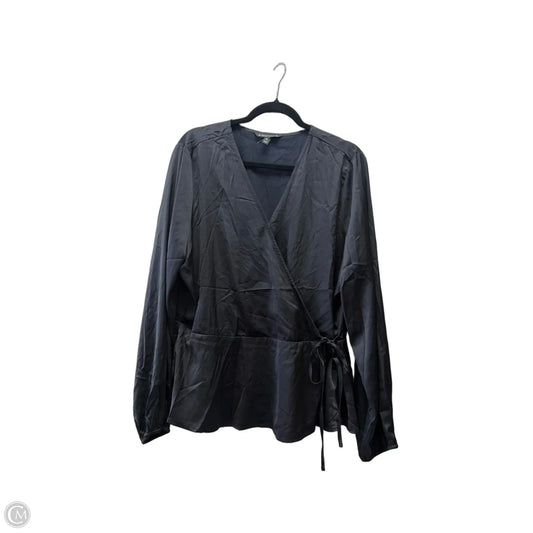 Blouse Long Sleeve By 41 Hawthorn In Black, Size: Xxl