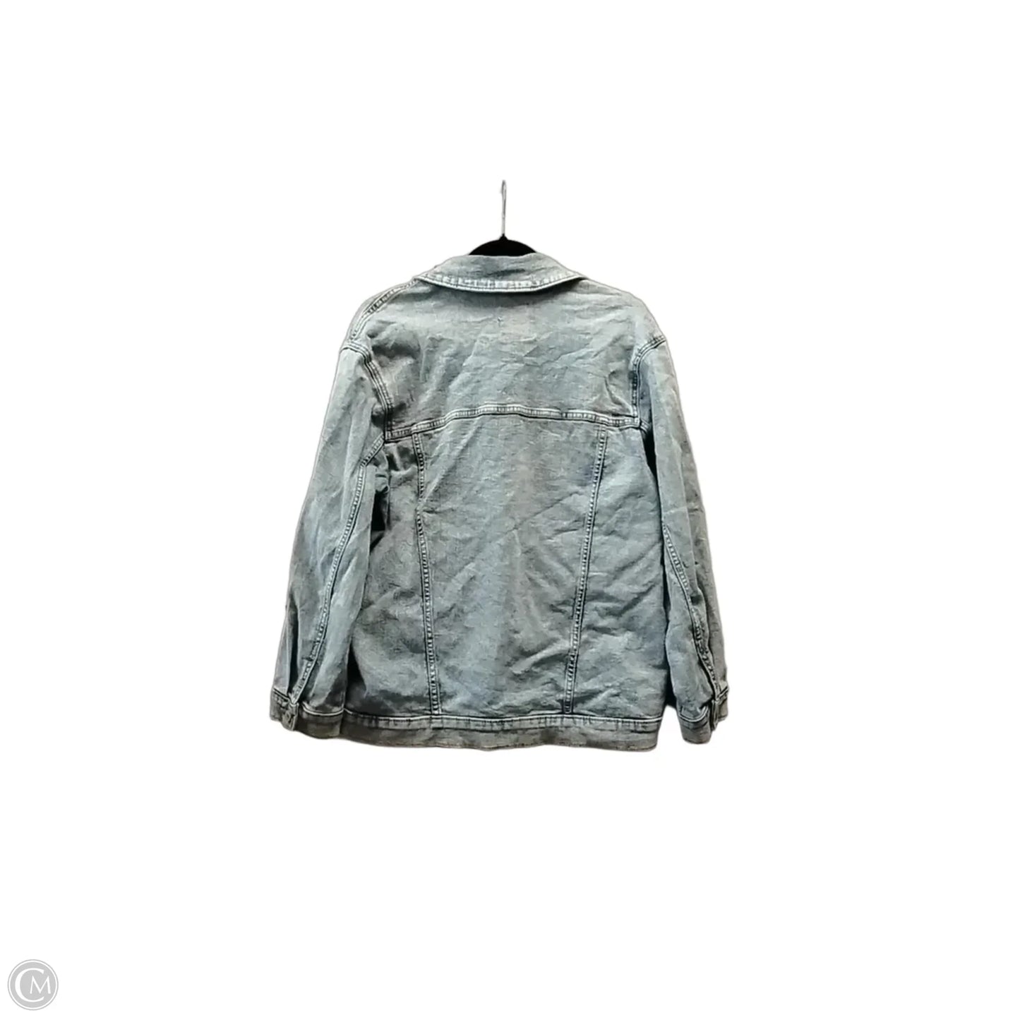 Jacket Denim By Abercrombie And Fitch In Blue Denim, Size: S