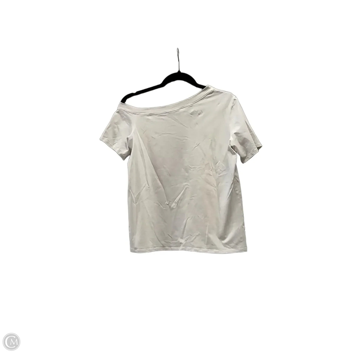 Athletic Top Short Sleeve By Lululemon In White, Size: M