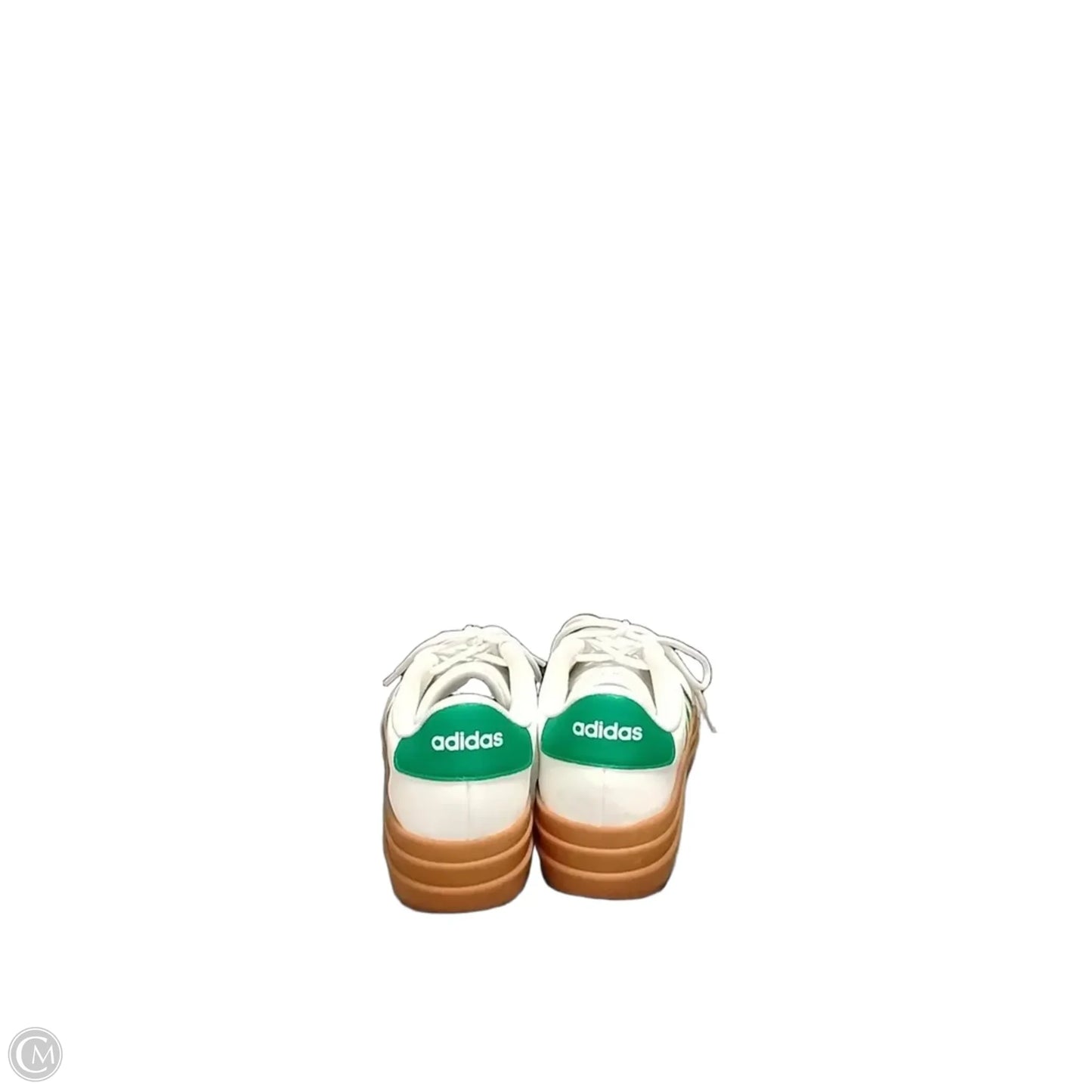 Shoes Sneakers By Adidas In Green & White, Size: 8.5