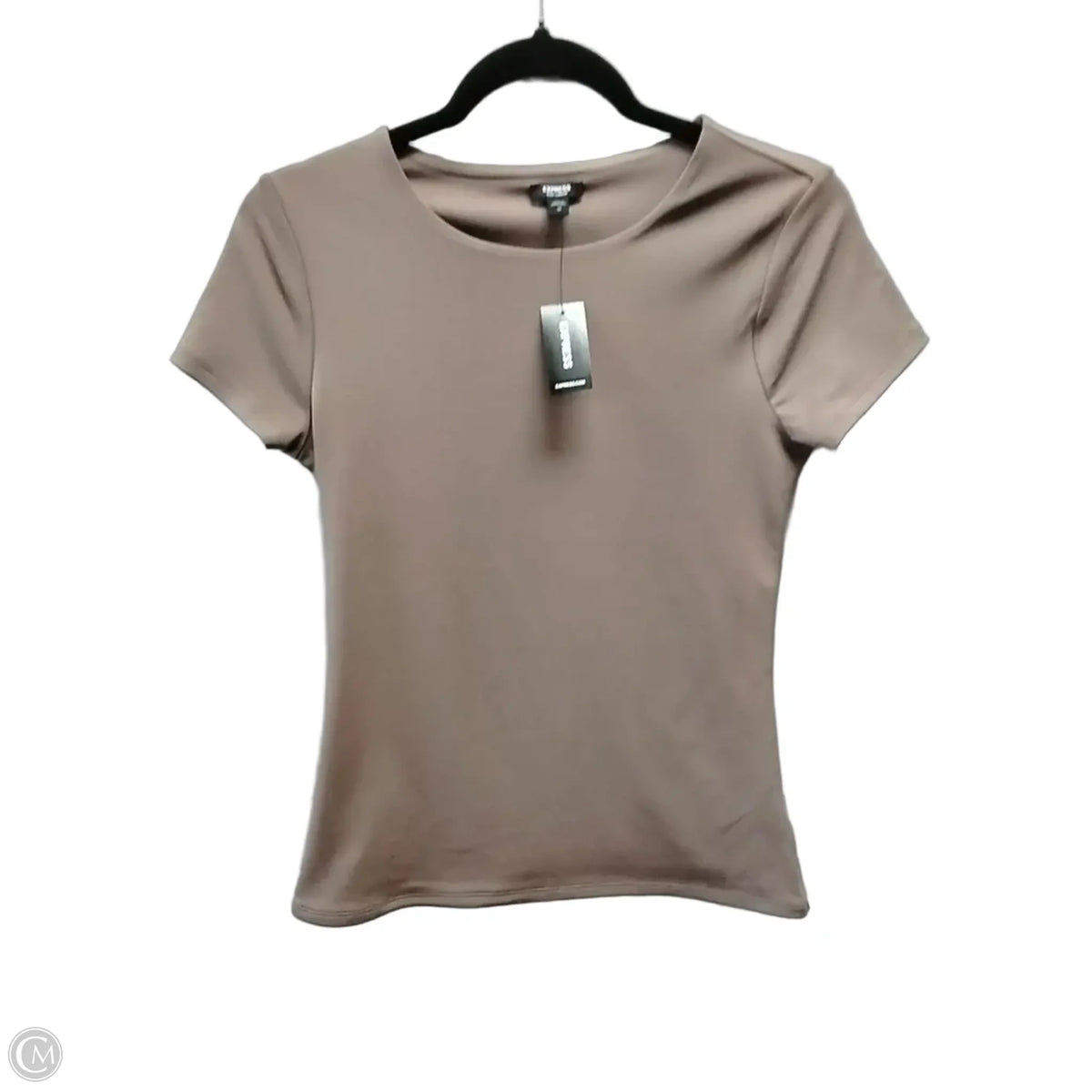 Top Short Sleeve By Express In Mauve, Size: M