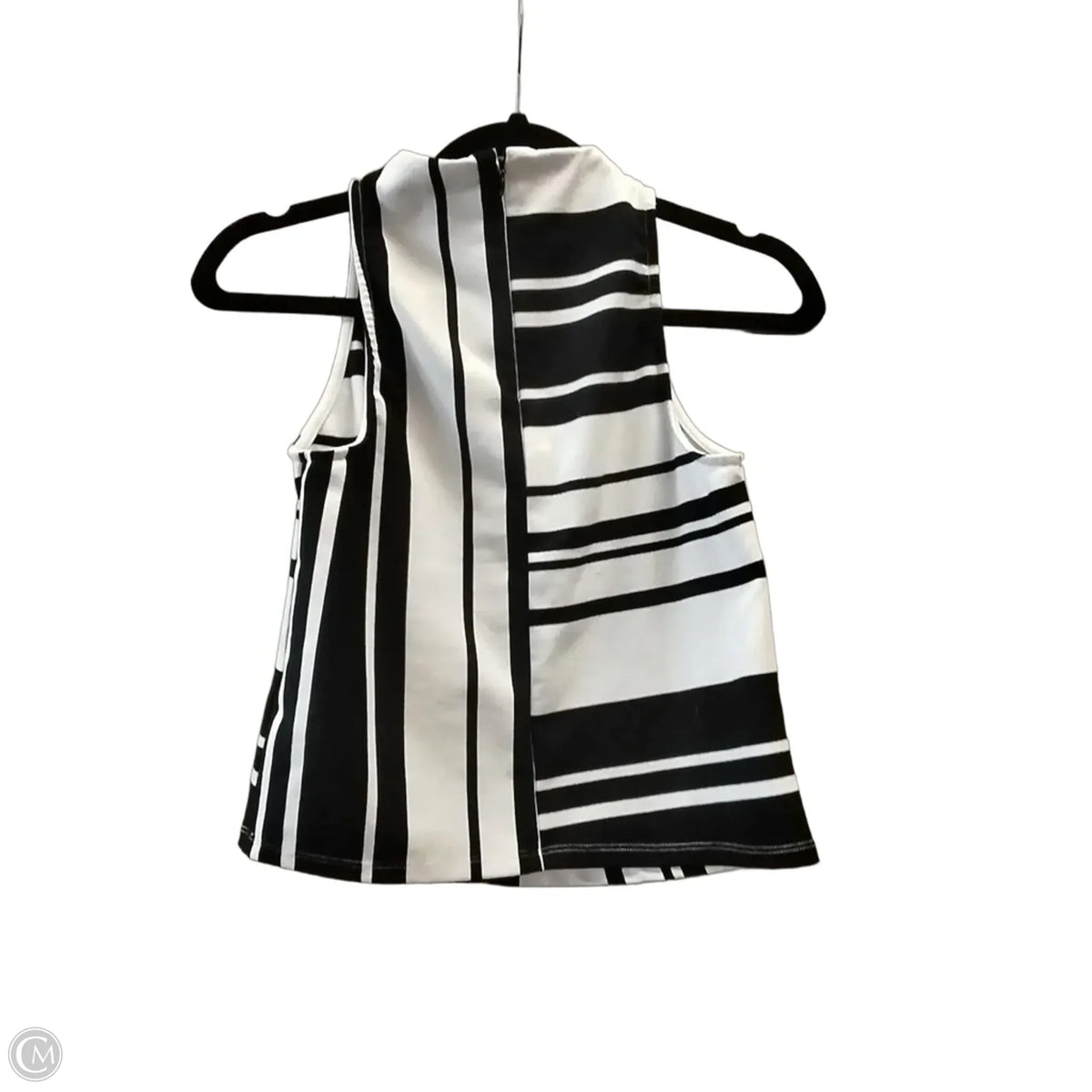 Top Sleeveless By Guess In Striped Pattern, Size: Xs