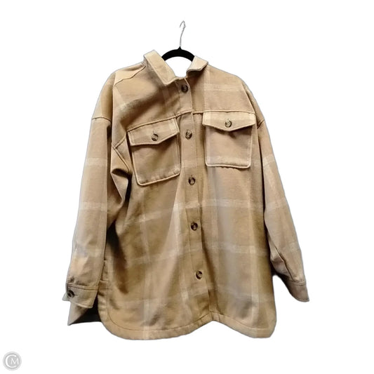 Jacket Shirt By Sonoma In Plaid Pattern, Size: 1x
