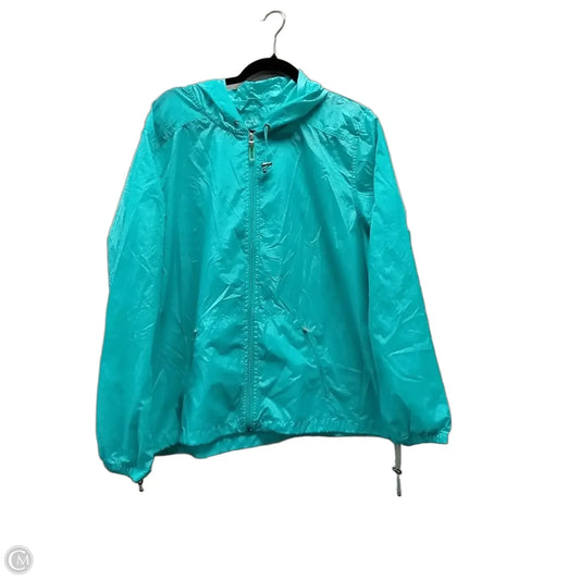 Jacket Windbreaker By Style And Company Sport In Blue, Size: Xl