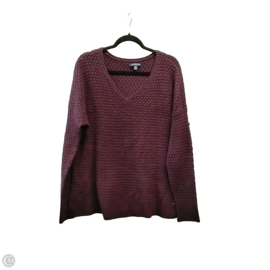 Sweater By American Eagle In Purple, Size: Xl