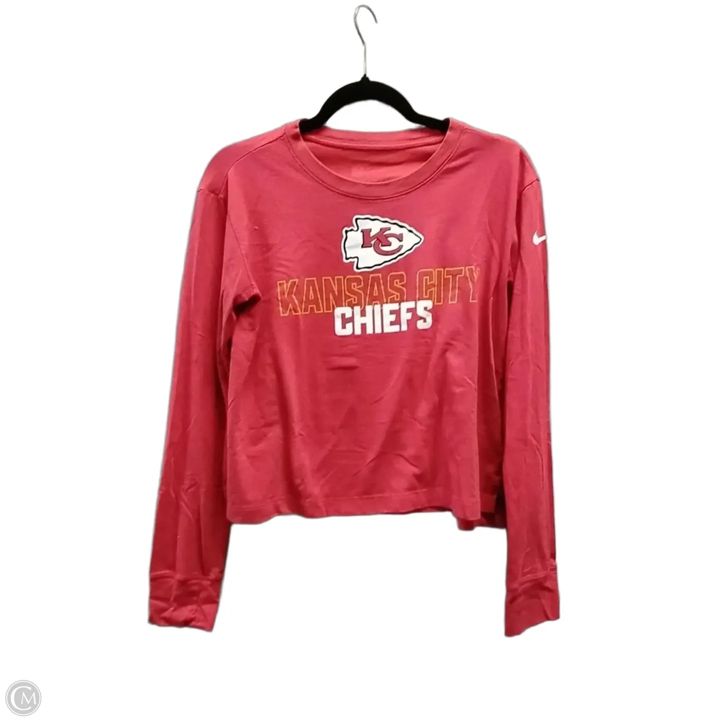 Top Long Sleeve By Nfl In Red, Size: M