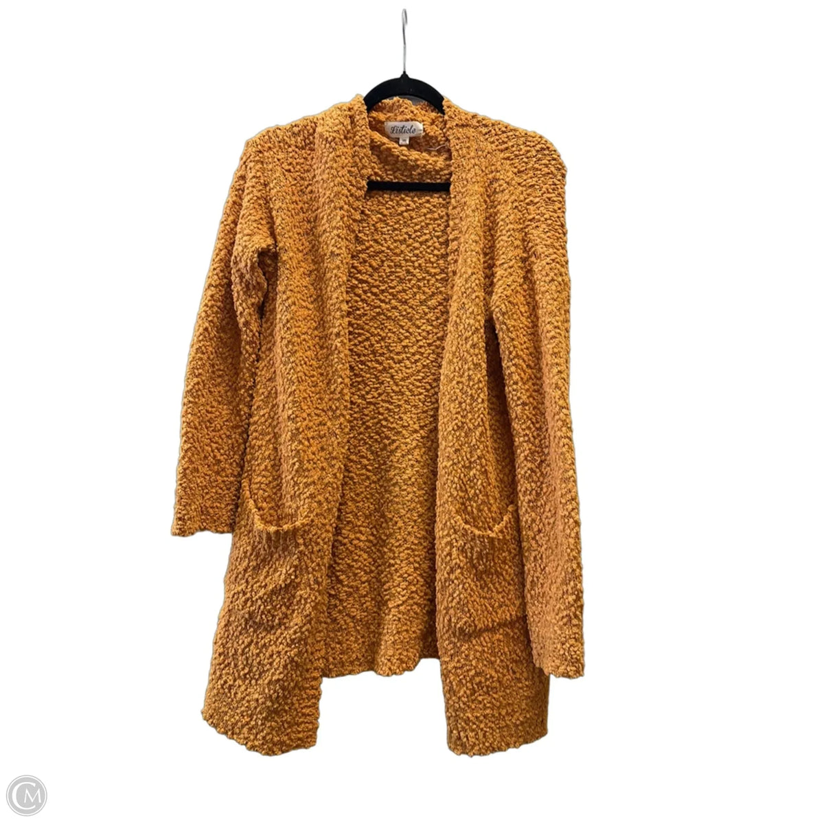 Sweater Cardigan By Listicle In Orange, Size: M
