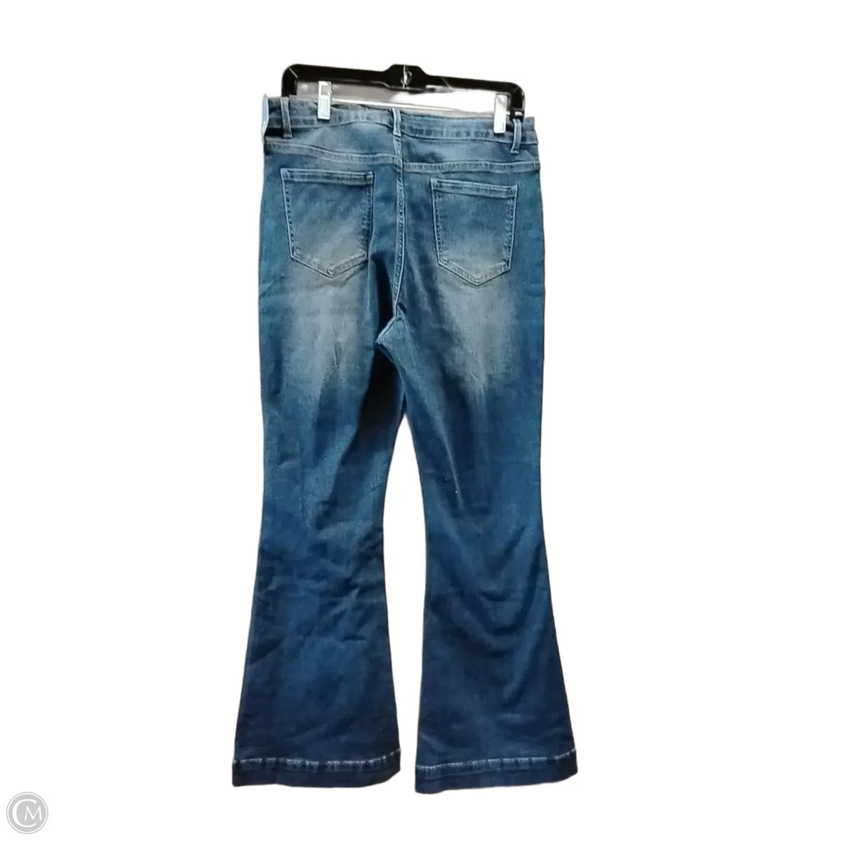 Jeans Flared By Cupshe In Blue Denim, Size: 12