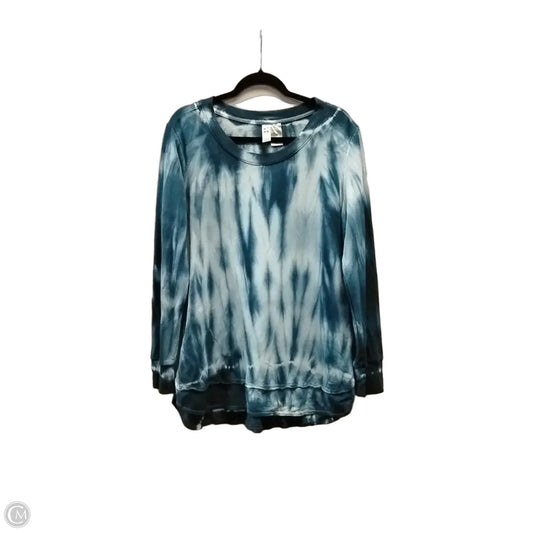Sweater By Green Tea In Tie Dye Print, Size: Xl