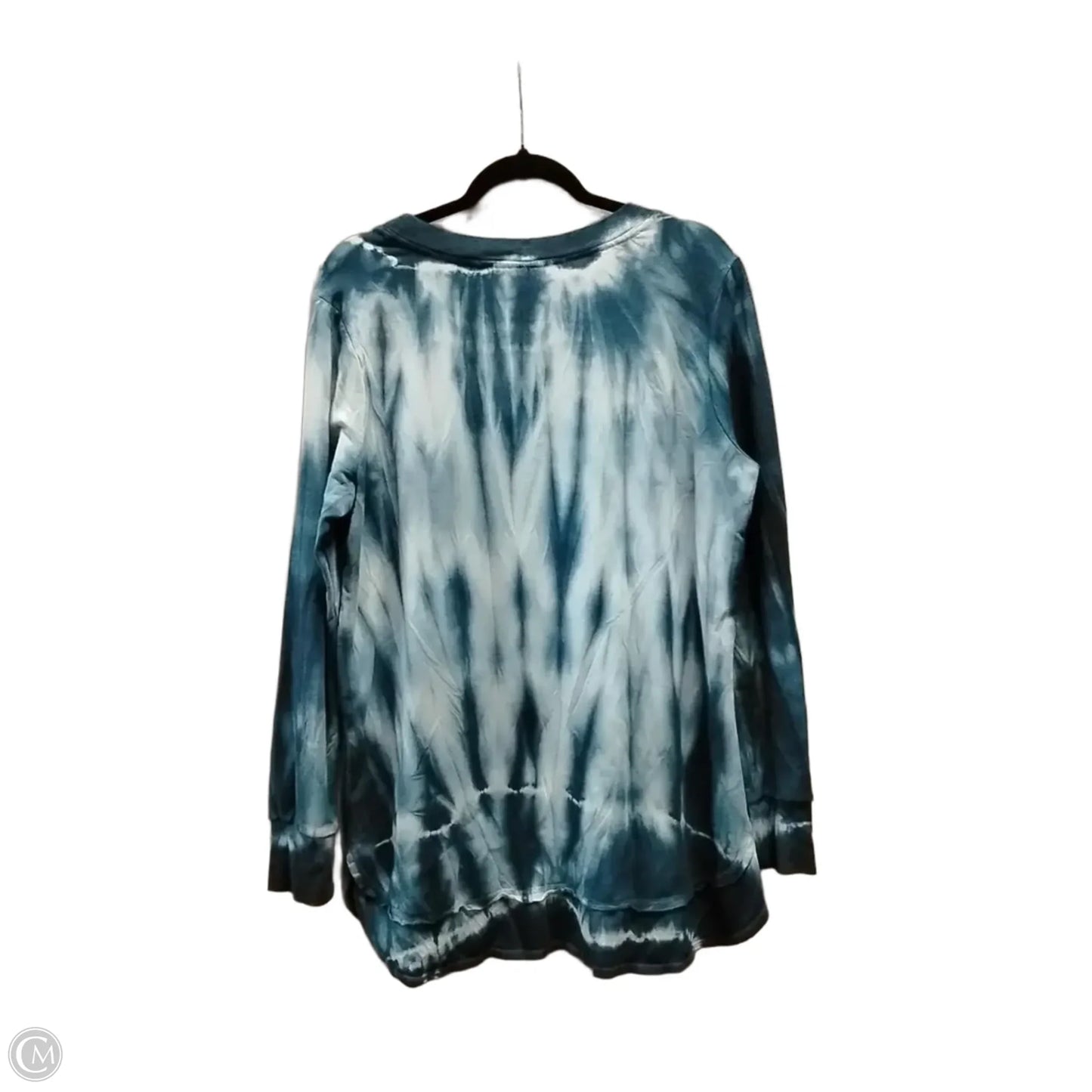Sweater By Green Tea In Tie Dye Print, Size: Xl