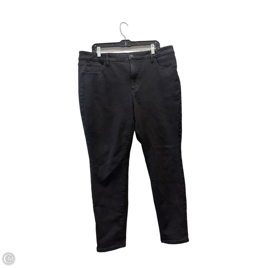 Jeans Skinny By Time And Tru In Black, Size: 20