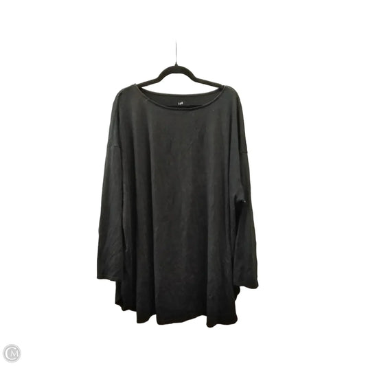 Top Long Sleeve By J. Jill In Black, Size: 4x