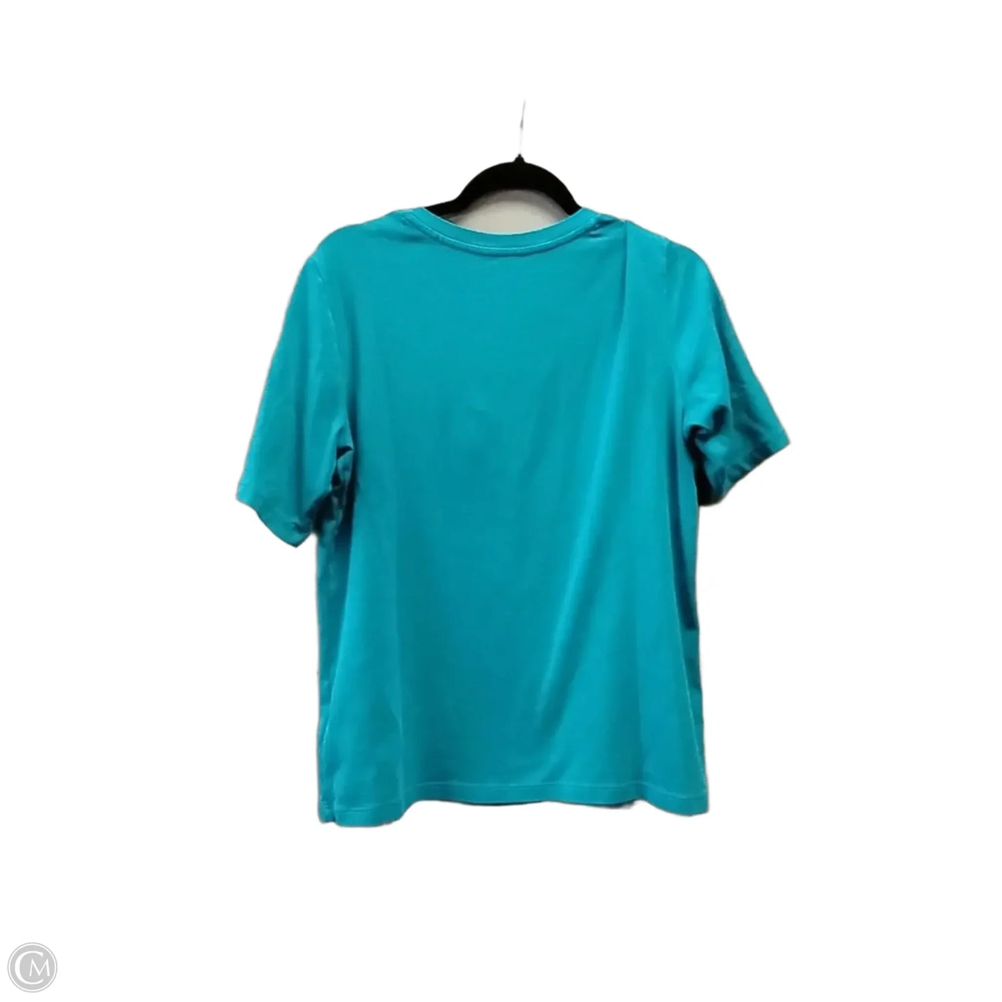Top Short Sleeve By Chicos In Blue, Size: L
