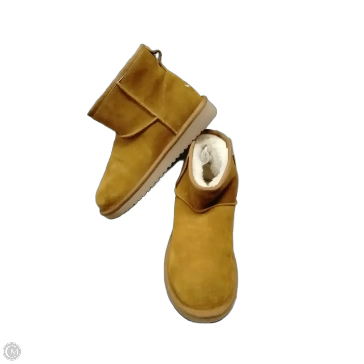 Boots Designer By Ugg In Brown, Size: 7