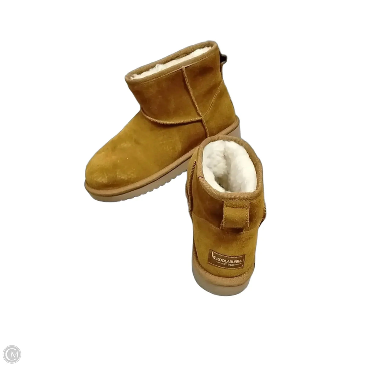 Boots Designer By Ugg In Brown, Size: 7