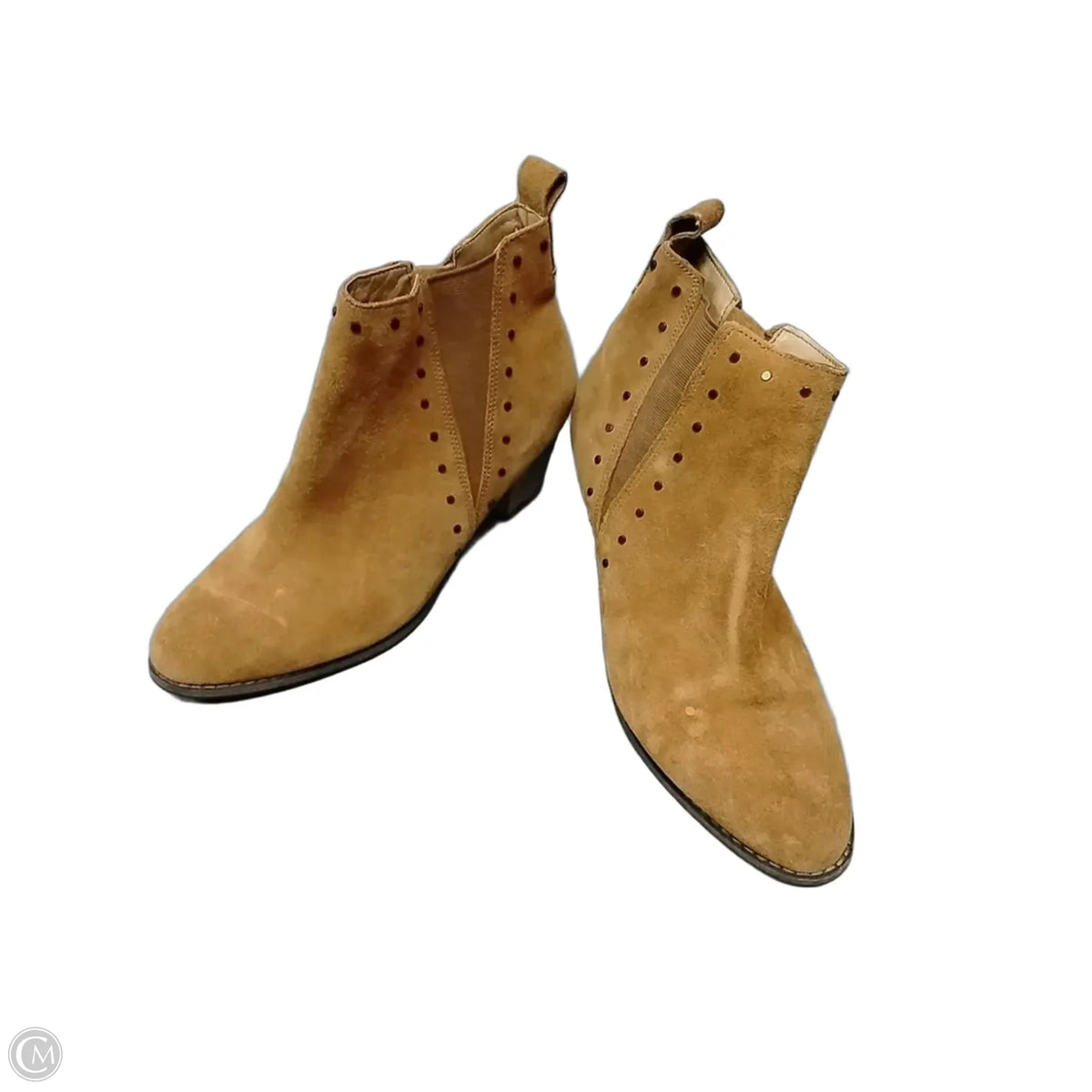 Boots Ankle Heels By Vionic In Brown, Size: 7.5